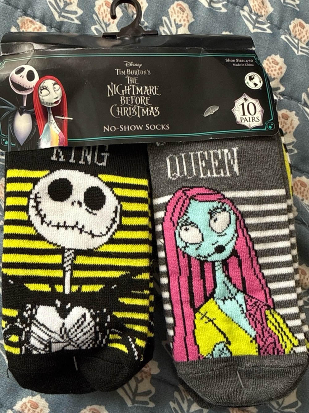 Nightmare before Christmas socks 10 pack
